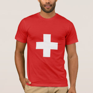 Schweiz - Schweizer Flagge  T-Shirt
