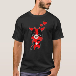 Schweiz Schweizer Kuh T-Shirt