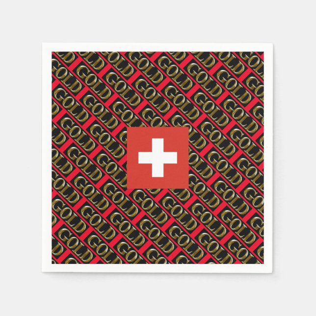 SCHWEIZ SERVIETTE (Vorderseite)