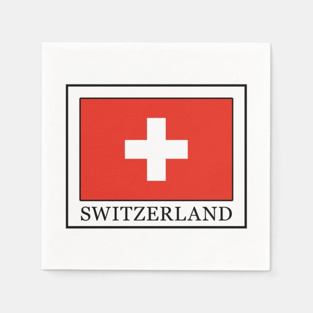 Schweiz Serviette (Vorderseite)