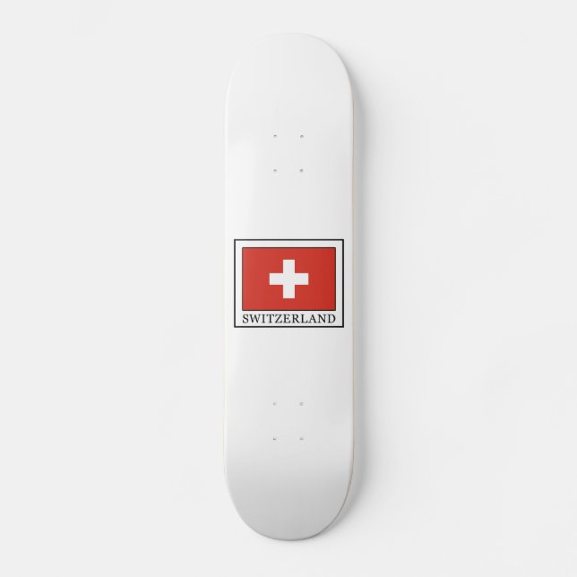 Schweiz Skateboard (Vorderseite)
