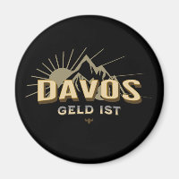 Schweiz Ski Resort Davos Geld ist Satire Ovaler