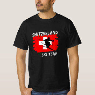 Schweiz Ski T-Shirt