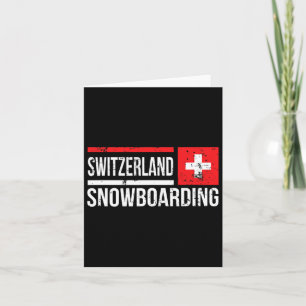 Schweiz Snowboarden Schweizer Flaggenrennen Halfpi Karte