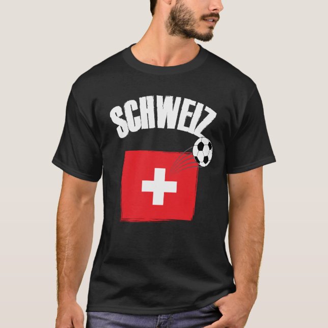 Schweiz Soccer T-Shirt (Vorderseite)