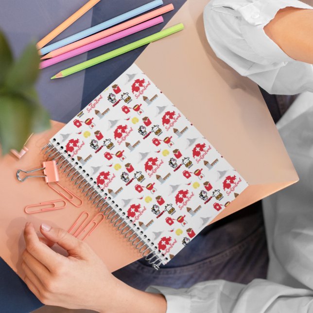 Schweiz Souvenirmuster Notizblock (Von Creator hochgeladen)