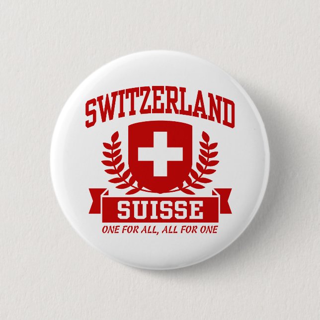 Schweiz Suisse Button (Vorderseite)