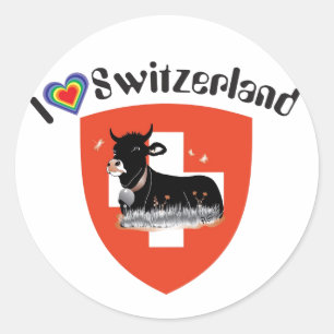 Schweiz Suisse Svizzera Svizra Aufkleber