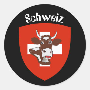 Schweiz Suisse Svizzera Svizra Aufkleber