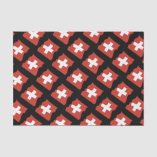 Schweiz Suisse Svizzera Svizra Geschenkpapier Seidenpapier