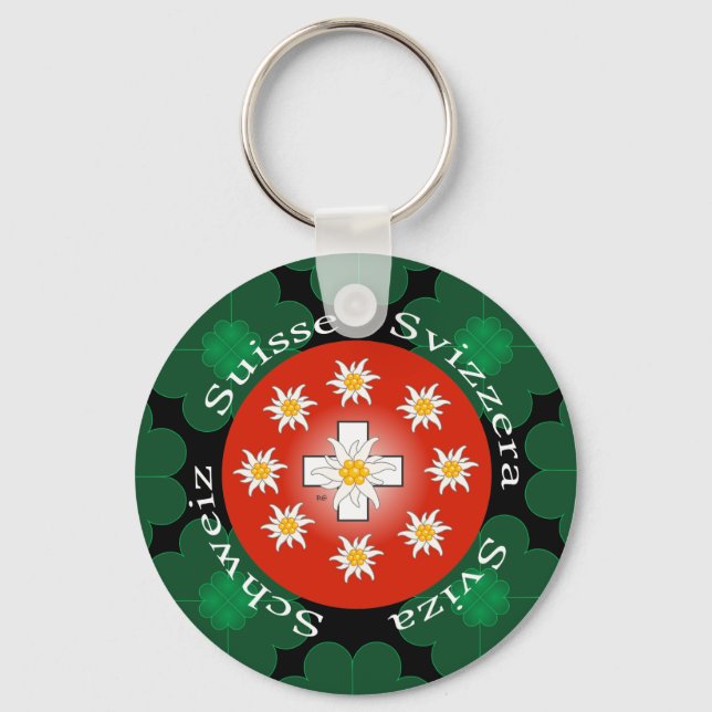 Schweiz Suisse Svizzera Svizra Schlüsselger Schlüsselanhänger (Vorderseite)