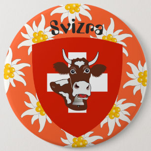 Schweiz Suisse Svizzera Svizra Schweiz Button