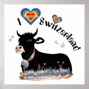 Schweiz, Suisse, Svizzera, Svizra, Schweiz Poster