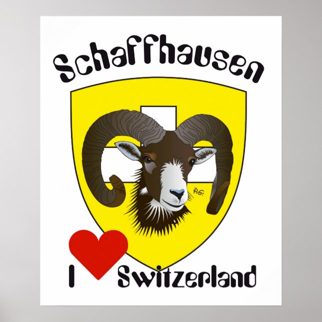 Schweiz, Suisse, Svizzera, Svizra, Schweiz Poster (Vorne)