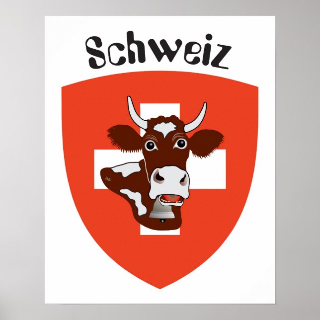 Schweiz, Suisse, Svizzera, Svizra, Schweiz Poster (Vorne)