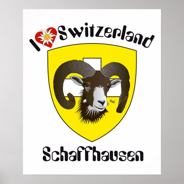 Schweiz, Suisse, Svizzera, Svizra, Schweiz Poster (Vorne)