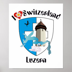 Schweiz, Suisse, Svizzera, Svizra, Schweiz Poster