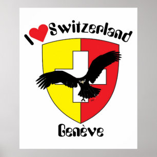 Schweiz, Suisse, Svizzera, Svizra, Schweiz Poster