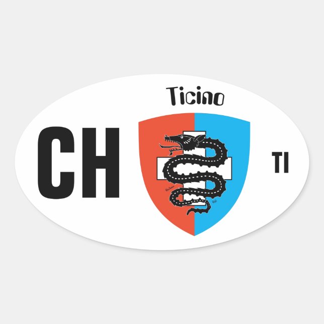 Schweiz Suisse Svizzera Svizra Switzerland Kleber Ovaler Aufkleber (Vorderseite)