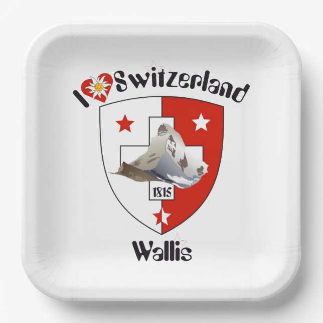 Schweiz Suisse Svizzera Svizra Switzerland Teller (Vorderseite)