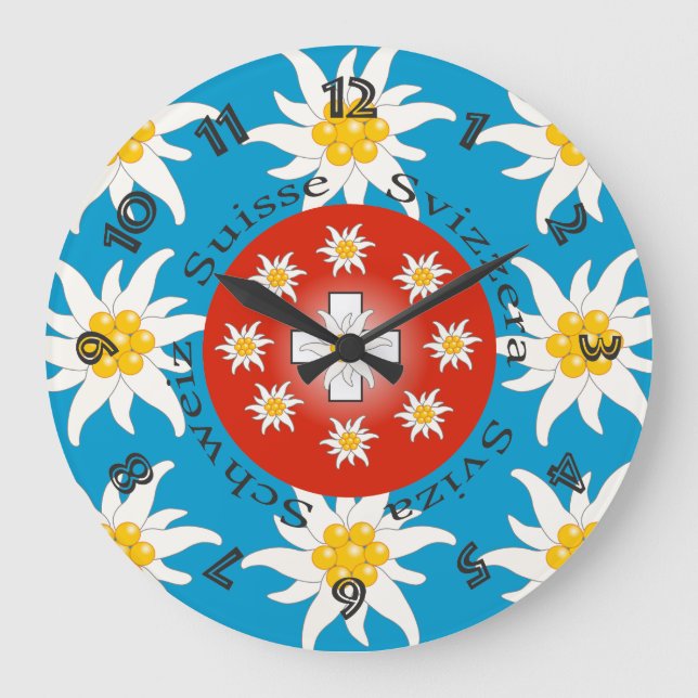 Schweiz Suisse Svizzera Svizra Switzerland Uhr (Vorderseite)