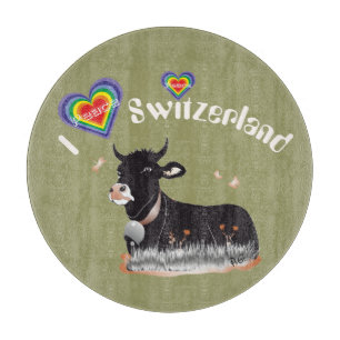 Schweiz Suisse Svizzera Switzerland Glasbrett Schneidebrett