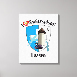 Schweiz Suisse Switzerland Luzern Leinwanddruck