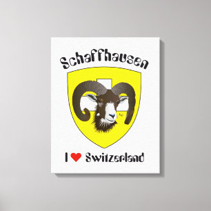 Schweiz  Suisse  Switzerland Schaffhausen Leinwanddruck