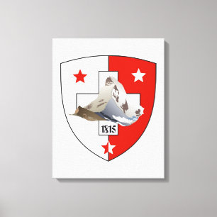 Schweiz  Suisse  Switzerland Wallis Leinwanddruck