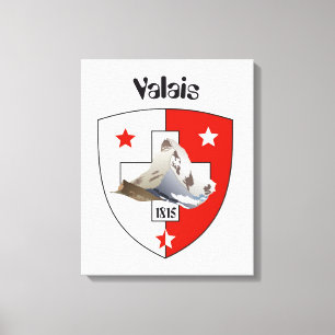 Schweiz  Suisse  Switzerland Wallis Leinwanddruck