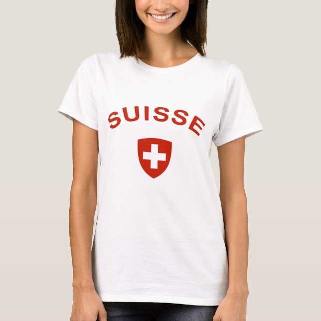 Schweiz Suisse T-Shirt (Vorderseite)