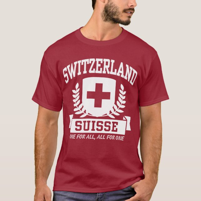Schweiz Suisse T-Shirt (Vorderseite)
