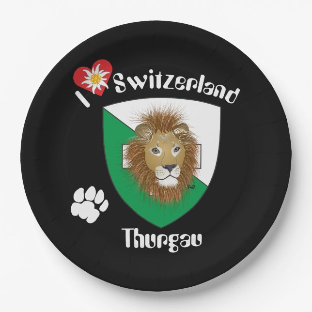 Schweiz Suisse Thurgau Switzerland Teller (Vorderseite)