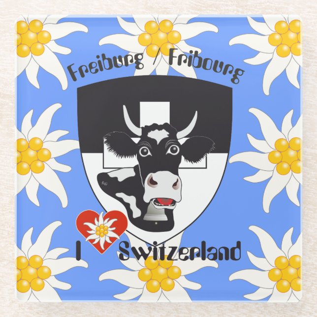 Schweiz Suisse Untersetzer Freiburg Fribourg