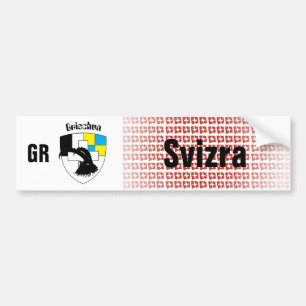 Schweiz Svizzera Svizra Graubünden Autoaufkleber