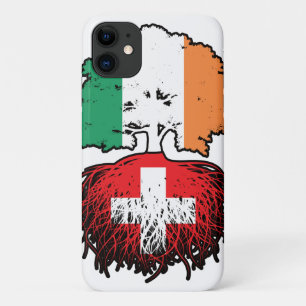 Schweiz Swiss Irish Ireland Tree Roots Flag Case-Mate iPhone Hülle