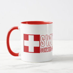 SCHWEIZ - Tasse - Stil & Farbe wählen
