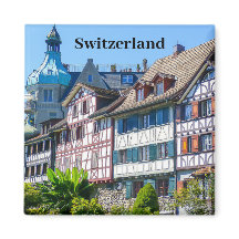 Schweiz Timbered Houses Souvenir