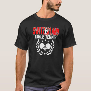 Schweiz Tischtennis Schweizer Pingpong-Unterstützu T-Shirt
