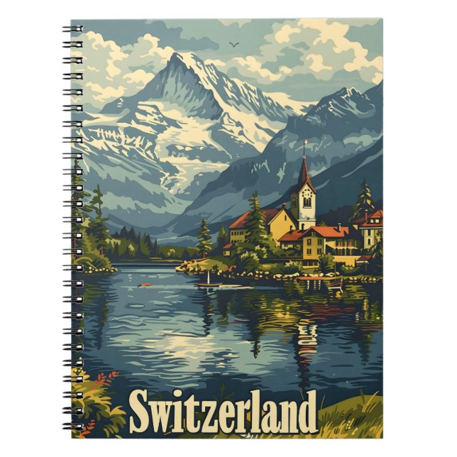 Schweiz Tranquility: Sevilla Notizblock (Vorderseite)