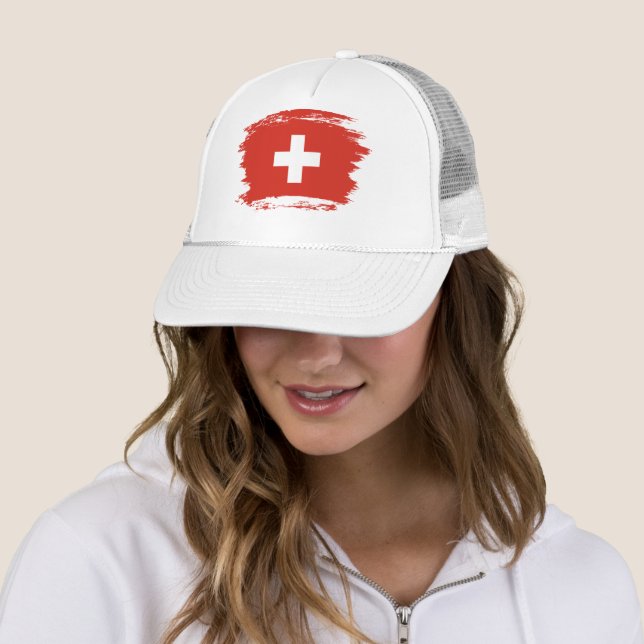 Schweiz Truckerkappe (Beispiel)