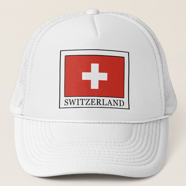 Schweiz Truckerkappe (Vorderseite)