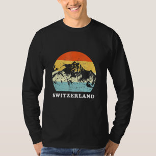 Schweiz Vintage Berg Urlaub T-Shirt
