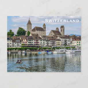 Schweiz Vintage Reise Tourismus Fügen Sie Postkart Postkarte