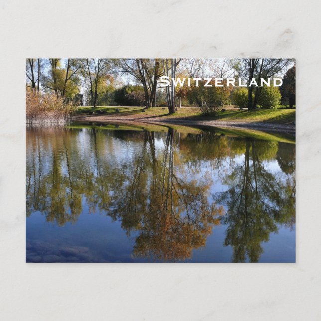 Schweiz Vintage Tourismus Hinzufügen Postkarte (Vorderseite)