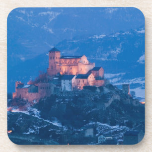 SCHWEIZ, Wallis/Valais, SION: Basilique de Getränkeuntersetzer