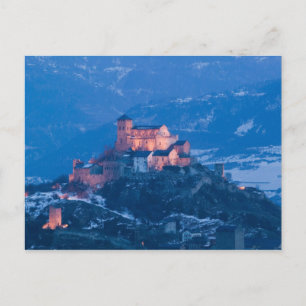 SCHWEIZ, Wallis/Valais, SION: Basilique de Postkarte