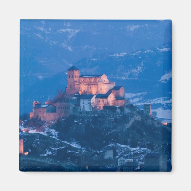 SCHWEIZ, Wallis/Wallis, SION: Basilique de France Magnet (Vorne)