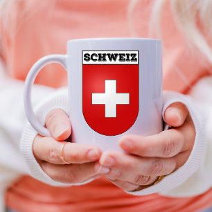 Schweiz Wappen Switzerland Coat of Arms Tasse