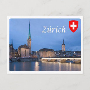 Schweiz - Zürich - Postkarte
